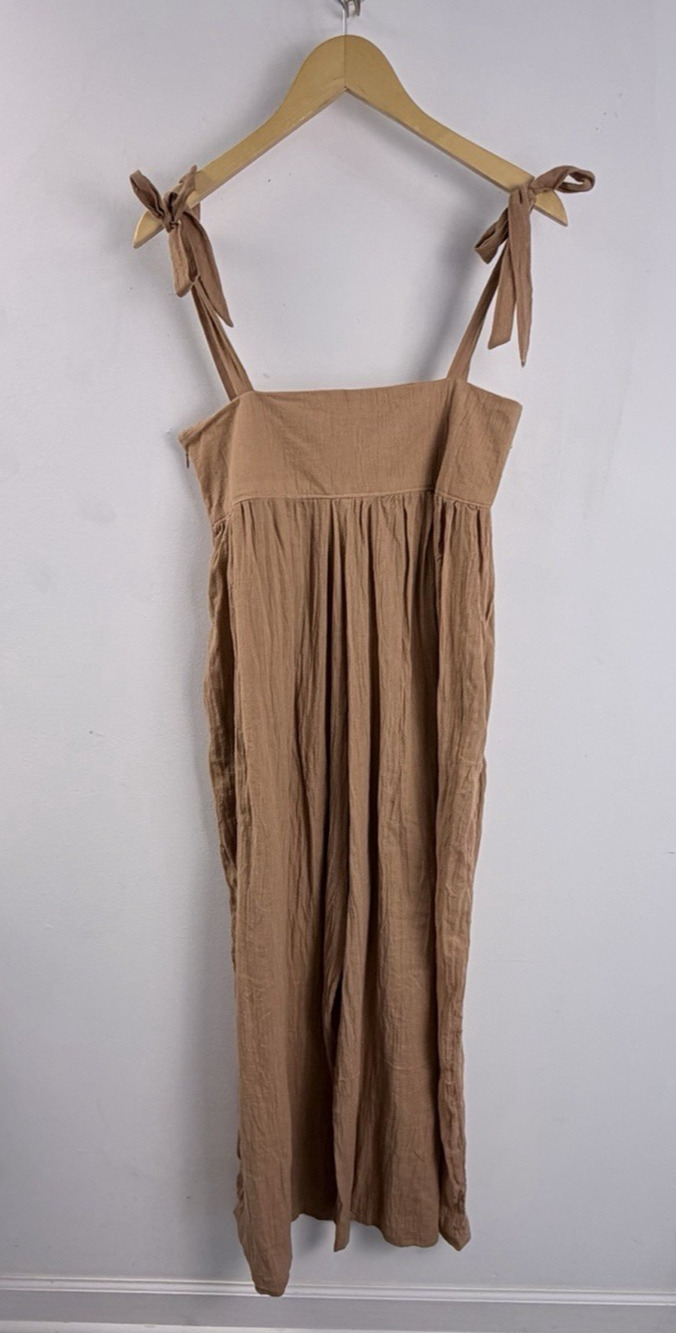 Handmade Tate Romper Wide-Leg Cropped Woman's Size Small Rust
